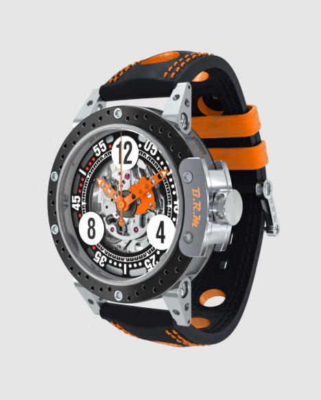 Review High Quality B.R.M Replica Watches For Sale BRM Racing DDF6-46 Orange Skeleton